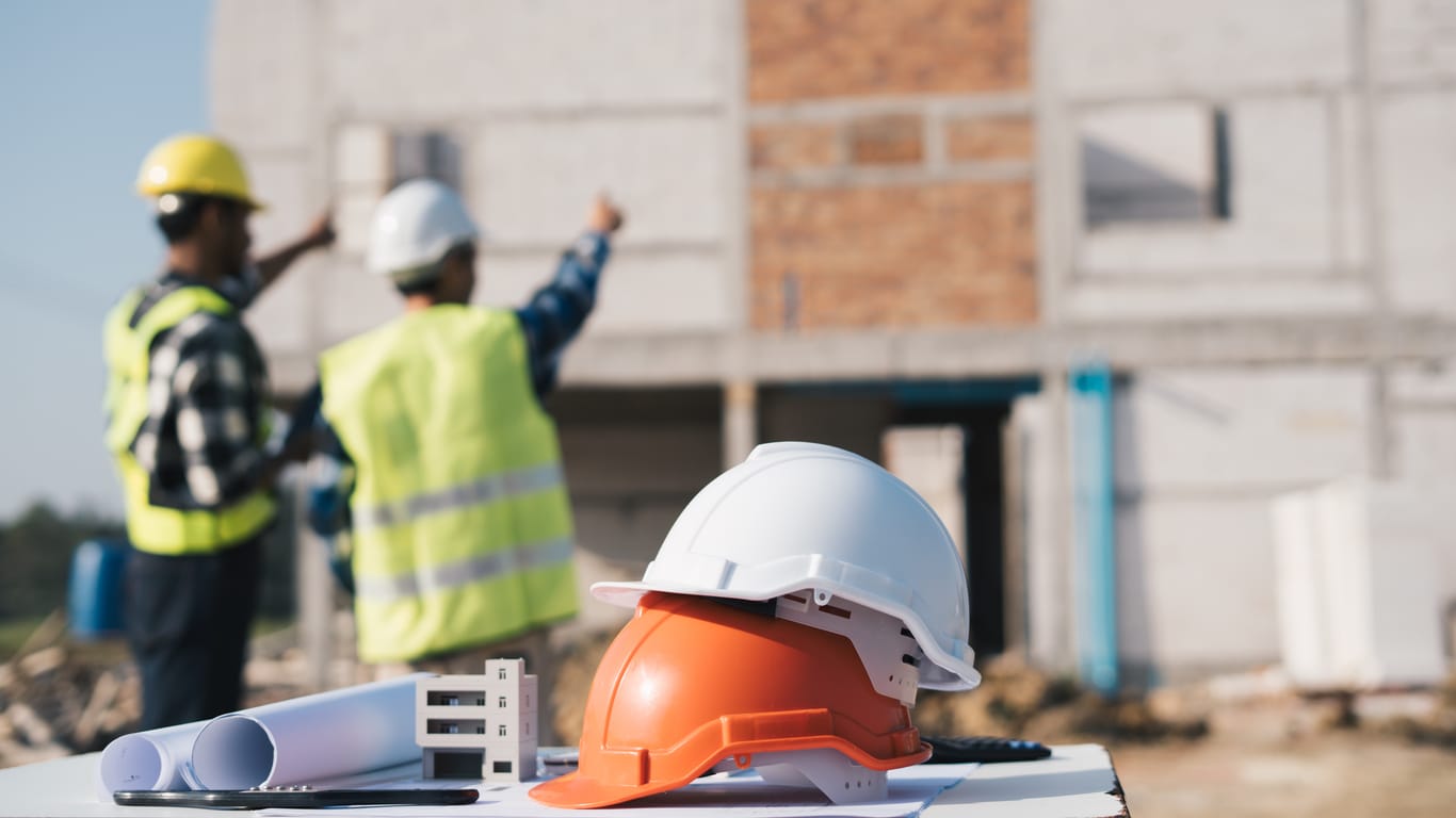 construction company working on a building project
